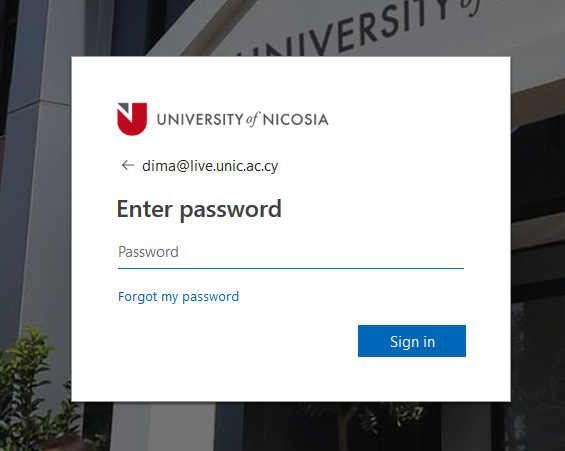 Office 365 password 